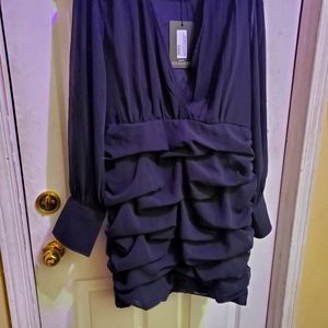 Black cocktail dress